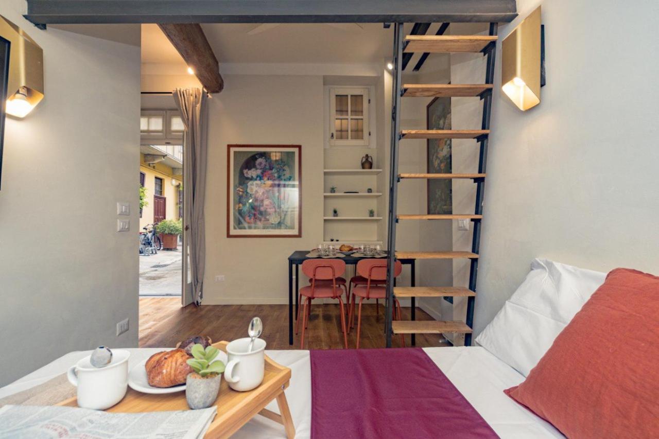 Ferienwohnung Charme Loft - 5 Min Duomo Mailand Exterior foto